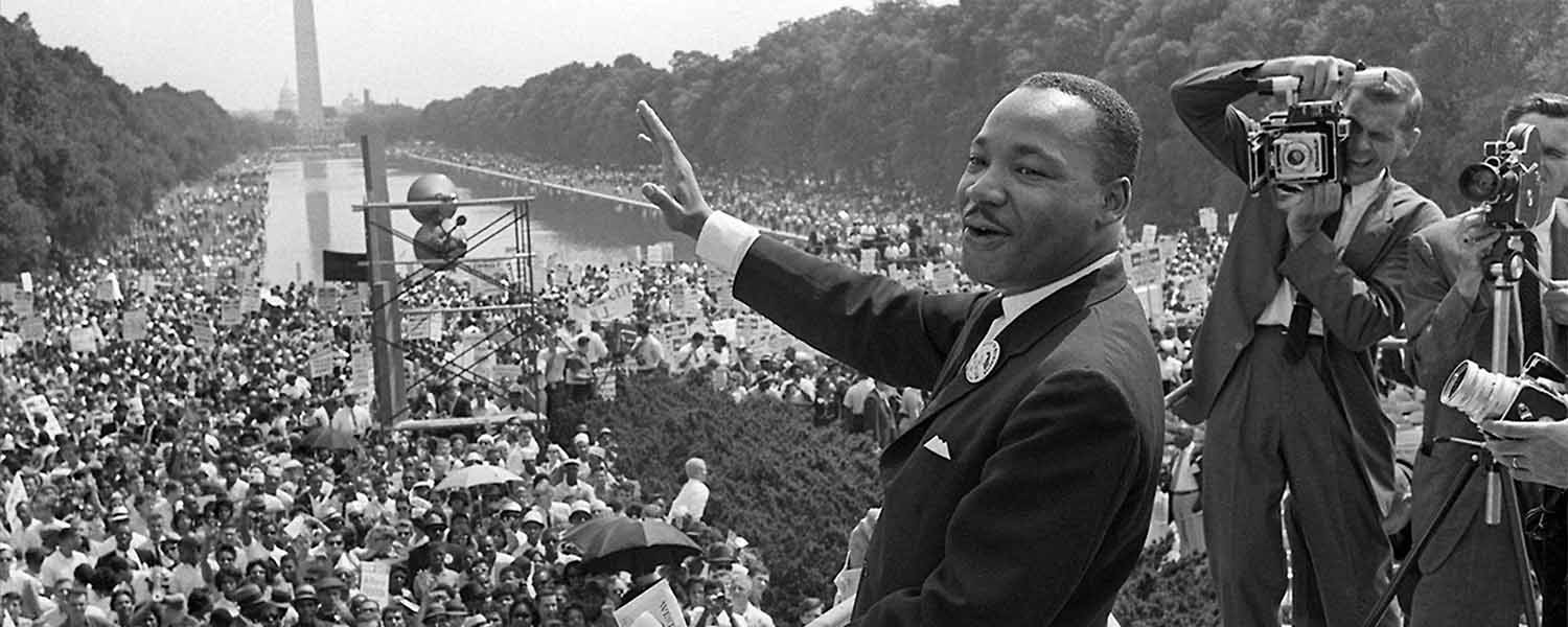 Dr martin luther king jr the king of visual communication header