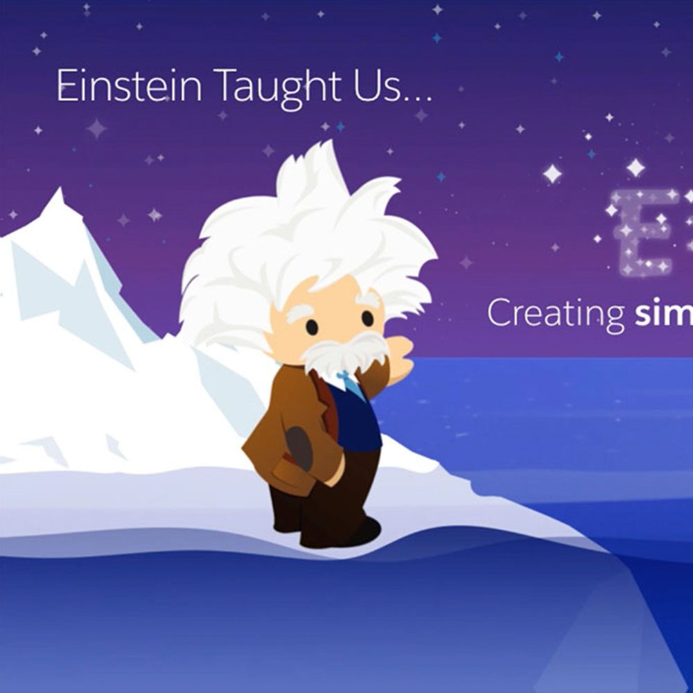 Einstein cartoon from Salesforce.