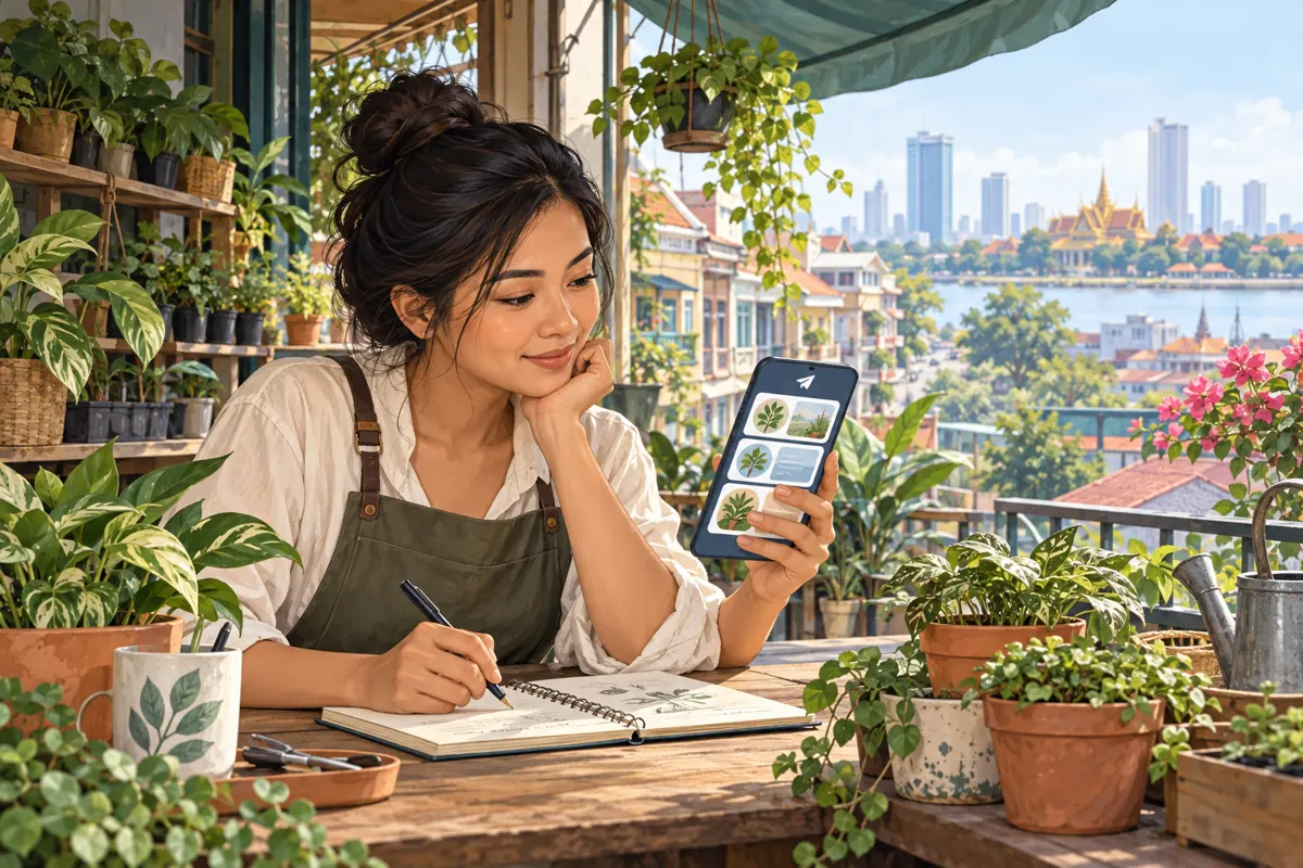 Which Channels Fit Your Customers? Telegram Partner Research for Cambodian Balcony-Plant Shops
